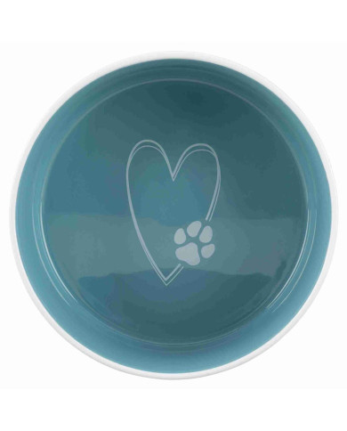 Dog Feeder Trixie White Turquoise 1,4 L