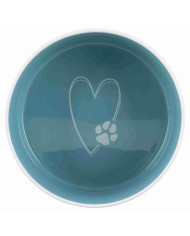 Dog Feeder Trixie White Turquoise 1,4 L