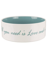 Dog Feeder Trixie White Turquoise 1,4 L