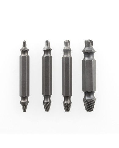 Damaged Screw Remover Set InnovaGoods 4 Units