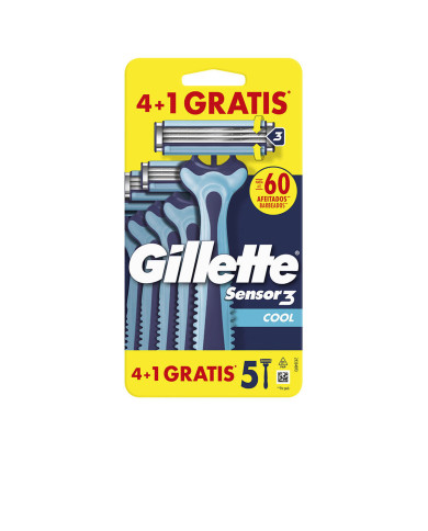 Shaving Razors Gillette SENSOR3 COOL (4 Units)