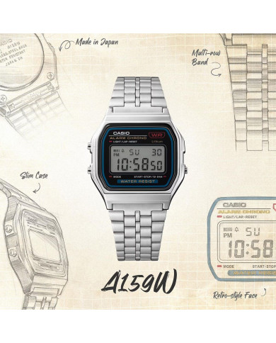 Unisex Watch Casio A159W-N1DF (Refurbished A)