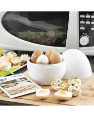 Microwave Egg Boiler with Recipe Booklet Boilegg InnovaGoods