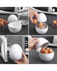 Microwave Egg Boiler with Recipe Booklet Boilegg InnovaGoods