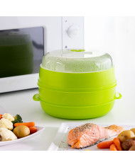 Microwave Double Steamer Codowave InnovaGoods