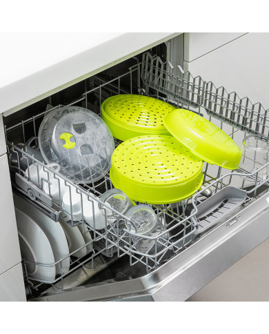 Microwave Double Steamer Codowave InnovaGoods