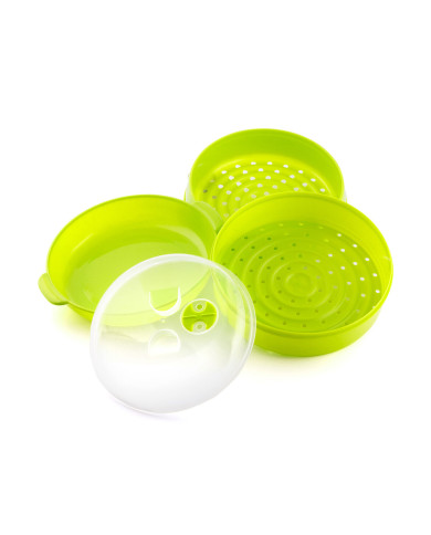 Microwave Double Steamer Codowave InnovaGoods