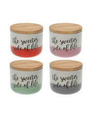 Tin Versa The Sweetes Side Of Life Foldable Porcelain Wood (10 x 8,2 x 10 cm)