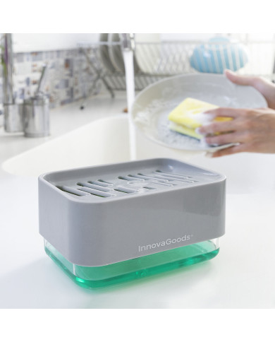 2-in-1 Soap Dispenser for the Kitchen Sink Pushoap InnovaGoods