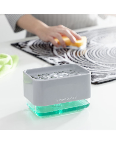 2-in-1 Soap Dispenser for the Kitchen Sink Pushoap InnovaGoods