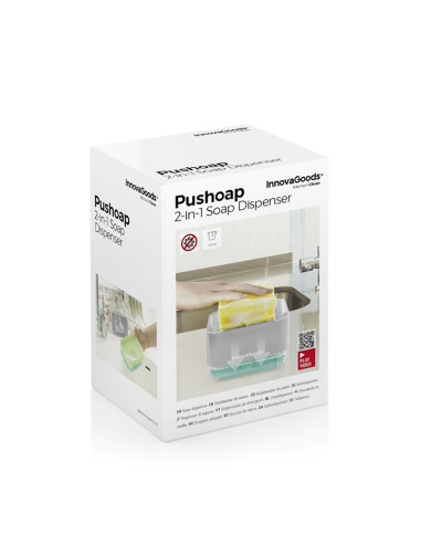 2-in-1 Soap Dispenser for the Kitchen Sink Pushoap InnovaGoods