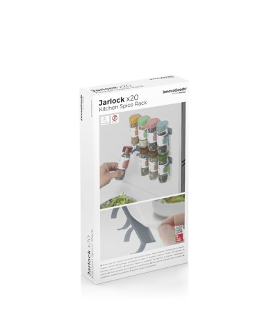 Adhesive and Divisible Spice Organiser Jarlock x20 InnovaGoods