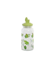Tin DKD Home Decor Ceramic Crystal Cactus PE Boho (1400 ml) (10,5 x 28 cm)
