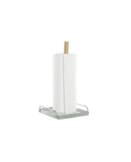 Kitchen Paper holder DKD Home Decor Beige Metal Mint Pinewood (16 x 15 x 29,5 cm) (2 Units)
