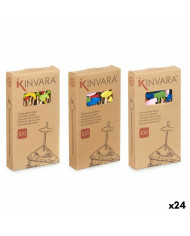 Barbecue Skewer Set Kinvara Bamboo Skewer Decorated (24 Units)