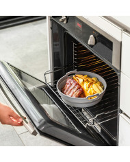 Folding Silicone Basket for Air Fryer Fliynner InnovaGoods
