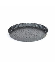 Cake Mould Quttin 28 x 3 cm Drilled Detachable (12 Units)