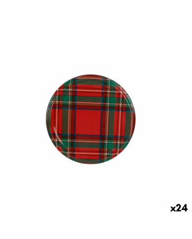 Set of lids Sarkap   Scottish Man 6 Pieces 6,6 x 0,8 cm (24 Units)