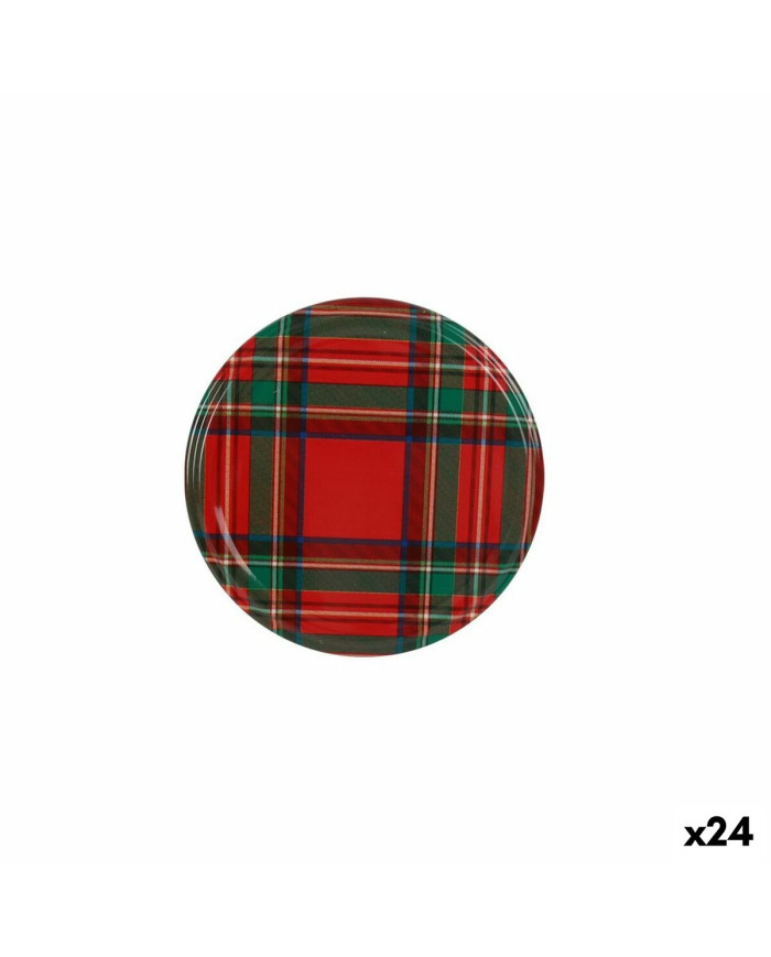Set of lids Sarkap   Scottish Man 6 Pieces 6,6 x 0,8 cm (24 Units)