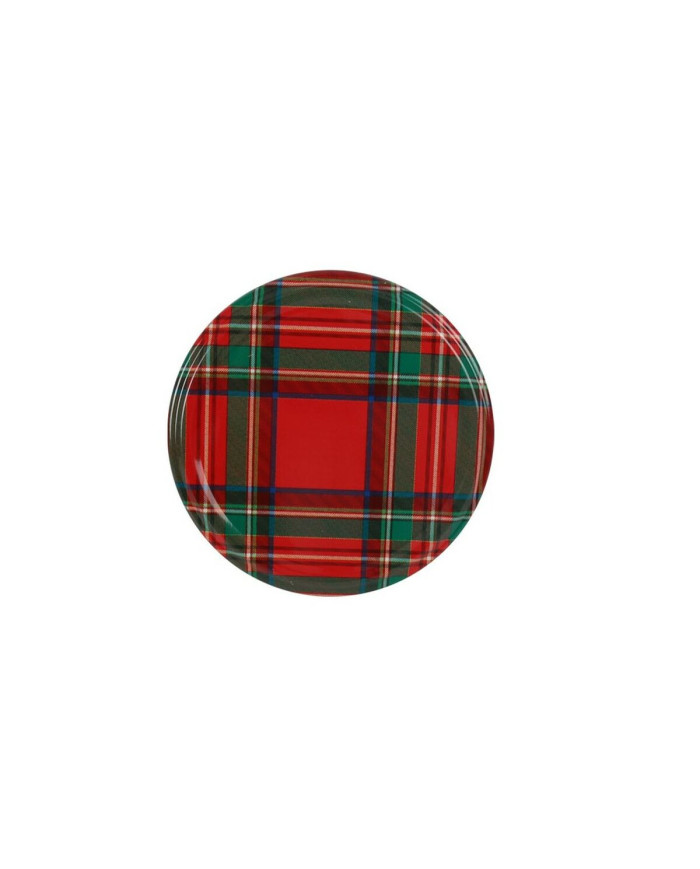 Set of lids Sarkap   Scottish Man 6 Pieces 6,6 x 0,8 cm (24 Units)