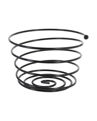Fruit Bowl Viejo Valle Black Spiral Ø 26 x 17 cm (2 Units)
