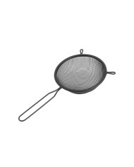 Strainer Quttin Black Metal Ø 10 cm (24 Units)