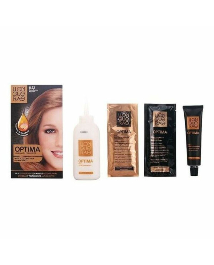 Dye No Ammonia Llongueras Optima Nº 8.32-Light Blond Natural (1 Unit)