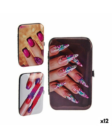 Manicure Set Plastic Nails (12 Units)