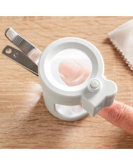 Nail Clippers with LED Light, Magnifying Glass and File Clail InnovaGoods