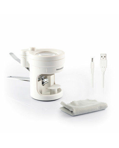 Nail Clippers with LED Light, Magnifying Glass and File Clail InnovaGoods
