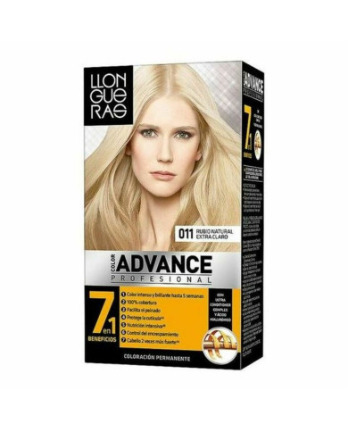 Permanent Dye Color Advance Llongueras 8410436257220 Extra Light Natural Blonde