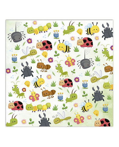 Hygienic Reusable Fabric Mask Children's Insects