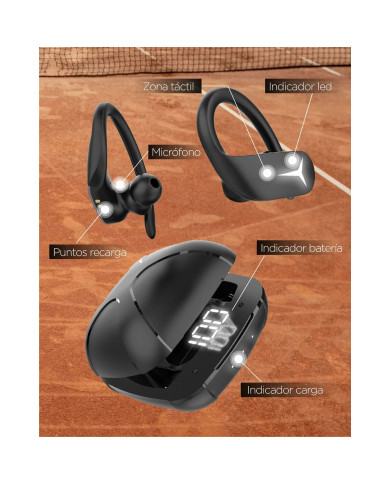 Sports Headphones KSIX Sport Buds 2 700 mAh