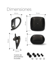 Sports Headphones KSIX Sport Buds 2 700 mAh