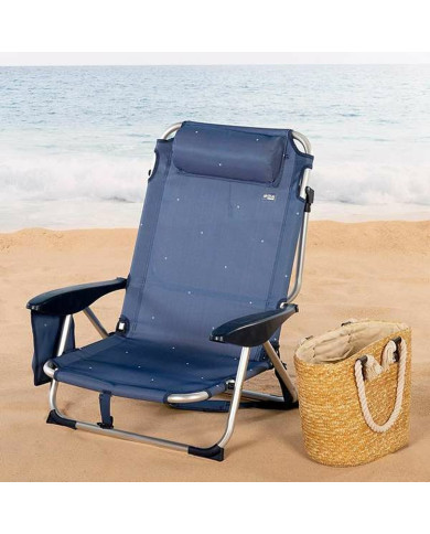 Beach Chair Aktive Dark blue 51 x 45 x 76 cm Beach