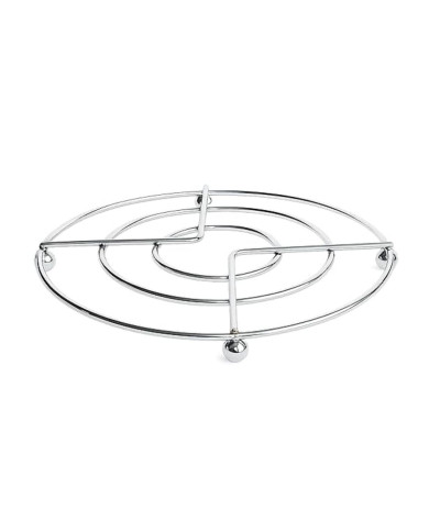 Foldable Table-top Mat Chrome-plated steel ø 22 x 22 cm