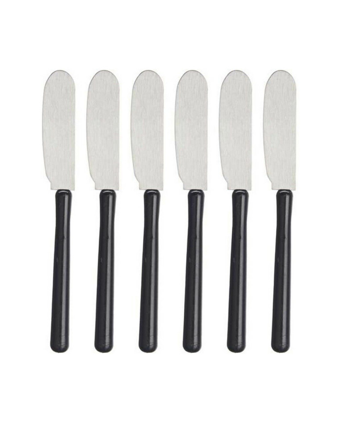 Butter Knife Kinvara Black Silver Plastic 1 x 20 x 13 cm