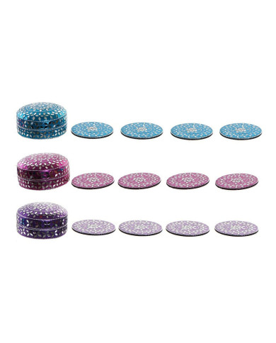 Coasters DKD Home Decor Aluminium MDF Wood (3 pcs)