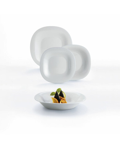 Dessert dish Luminarc Carine Grey Glass (Ø 19,5 cm)