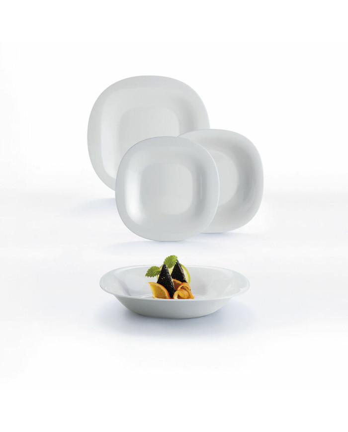Dessert dish Luminarc Carine Grey Glass (Ø 19,5 cm)