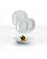 Dessert dish Luminarc Carine Grey Glass (Ø 19,5 cm)