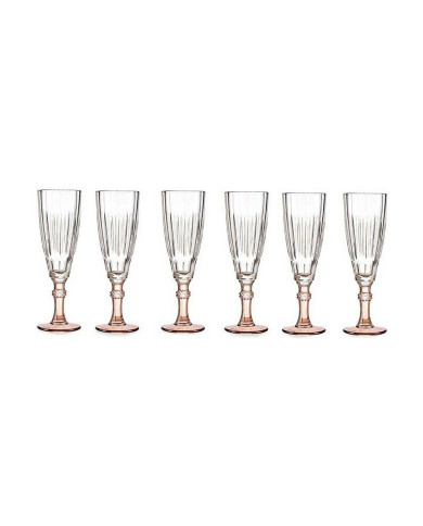 Champagne glass Vivalto Exotic Brown Crystal 170 ml
