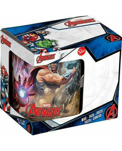 Mug The Avengers Infinity White Ceramic Red (350 ml)