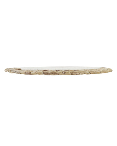 Table Mat DKD Home Decor Individual Cotton Fibre (20 x 20 x 1 cm) (2 Units)