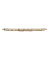 Table Mat DKD Home Decor Individual Cotton Fibre (20 x 20 x 1 cm) (2 Units)
