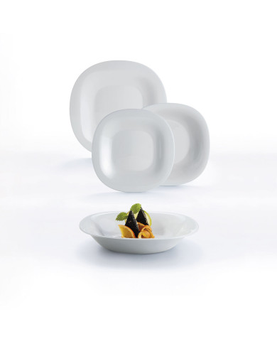 Flat plate Luminarc Carine Granit Grey Glass (27 cm)