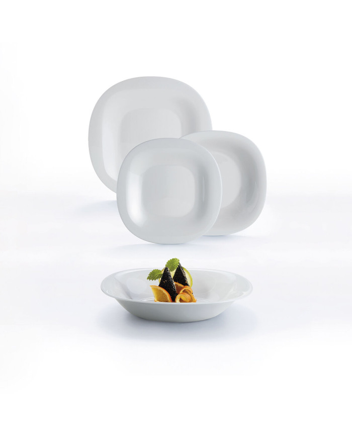 Flat plate Luminarc Carine Granit Grey Glass (27 cm)