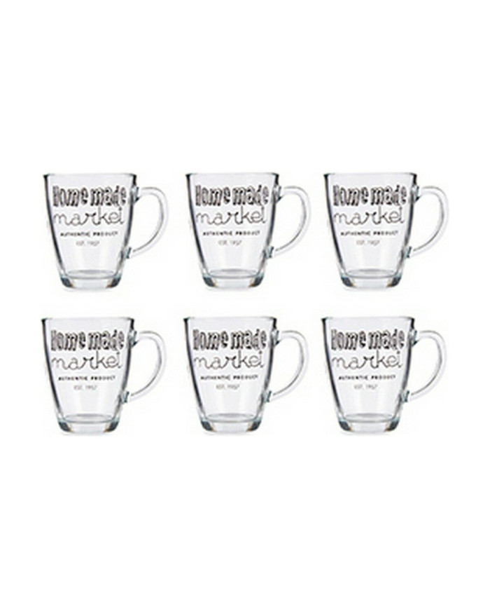 Mug Vivalto Transparent 320 ml (6 Units)