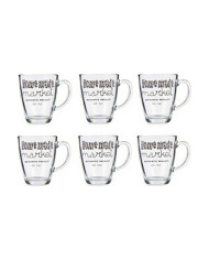 Mug Vivalto Transparent 320 ml (6 Units)
