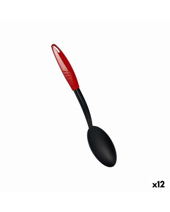 Ladle Red Black Nylon (3 x 32,5 x 7 cm) (12 Units)